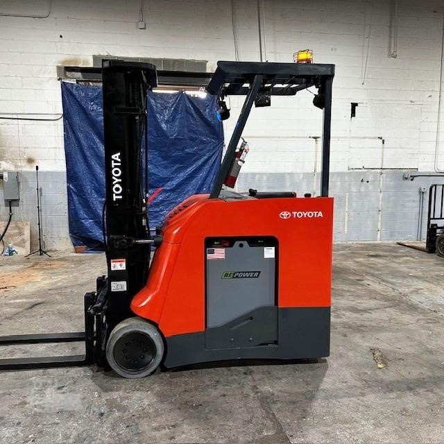 2021 Toyota 8BNCU20 stand up electric forklift full view