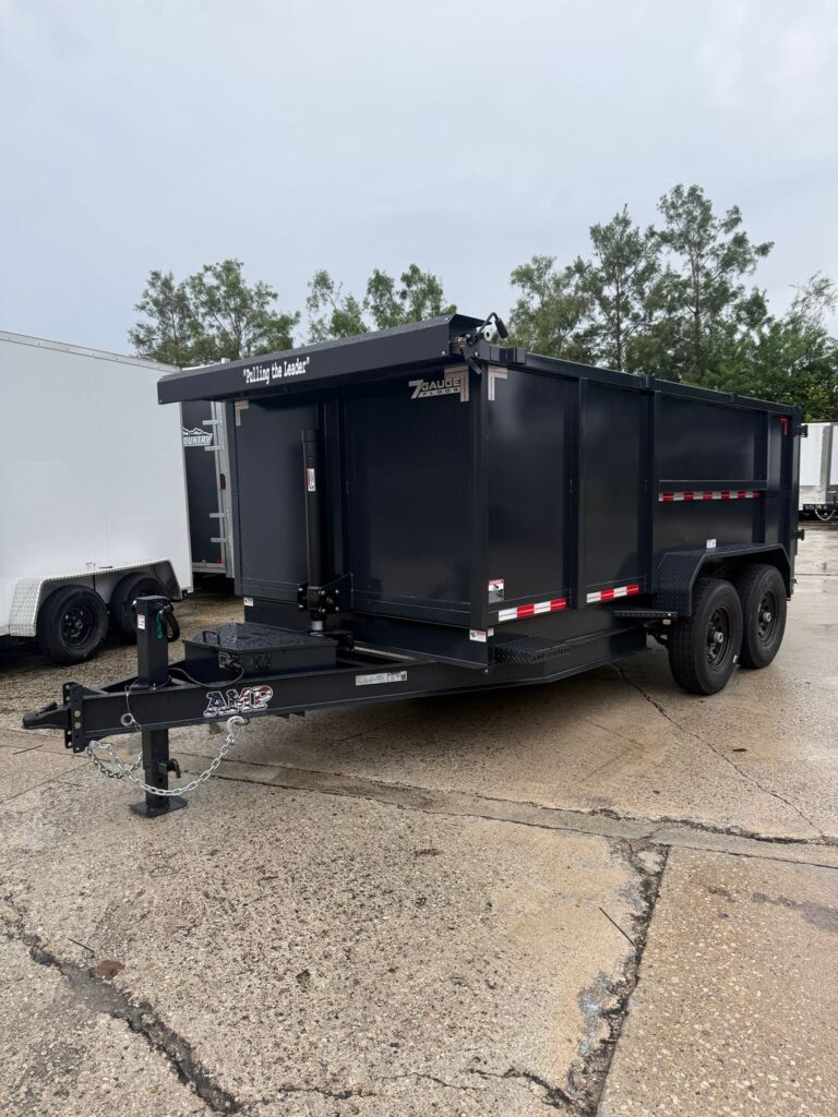 2026 AMP 7x14 High Side Dump Trailer 14k GVWR – view 1