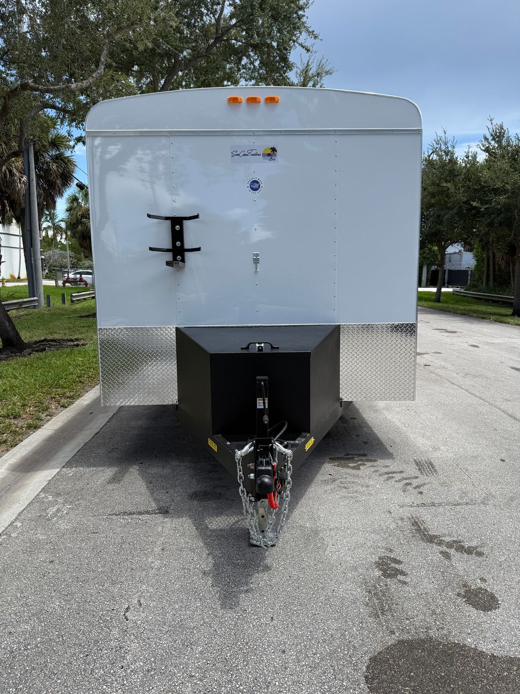 2026 Sun Coast 8x18 Enclosed Landscape Trailer – Equipment Racks & Shelving – view 2