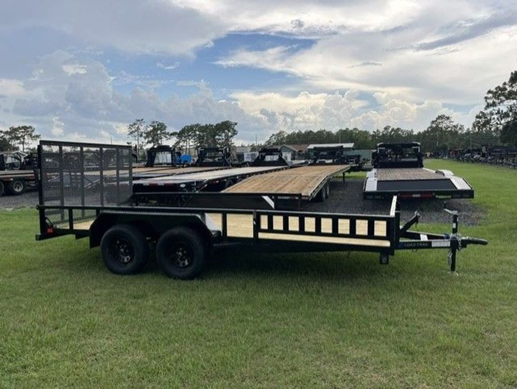 Load Trail 7x16 ATV utility trailer stock 17806 side profile
