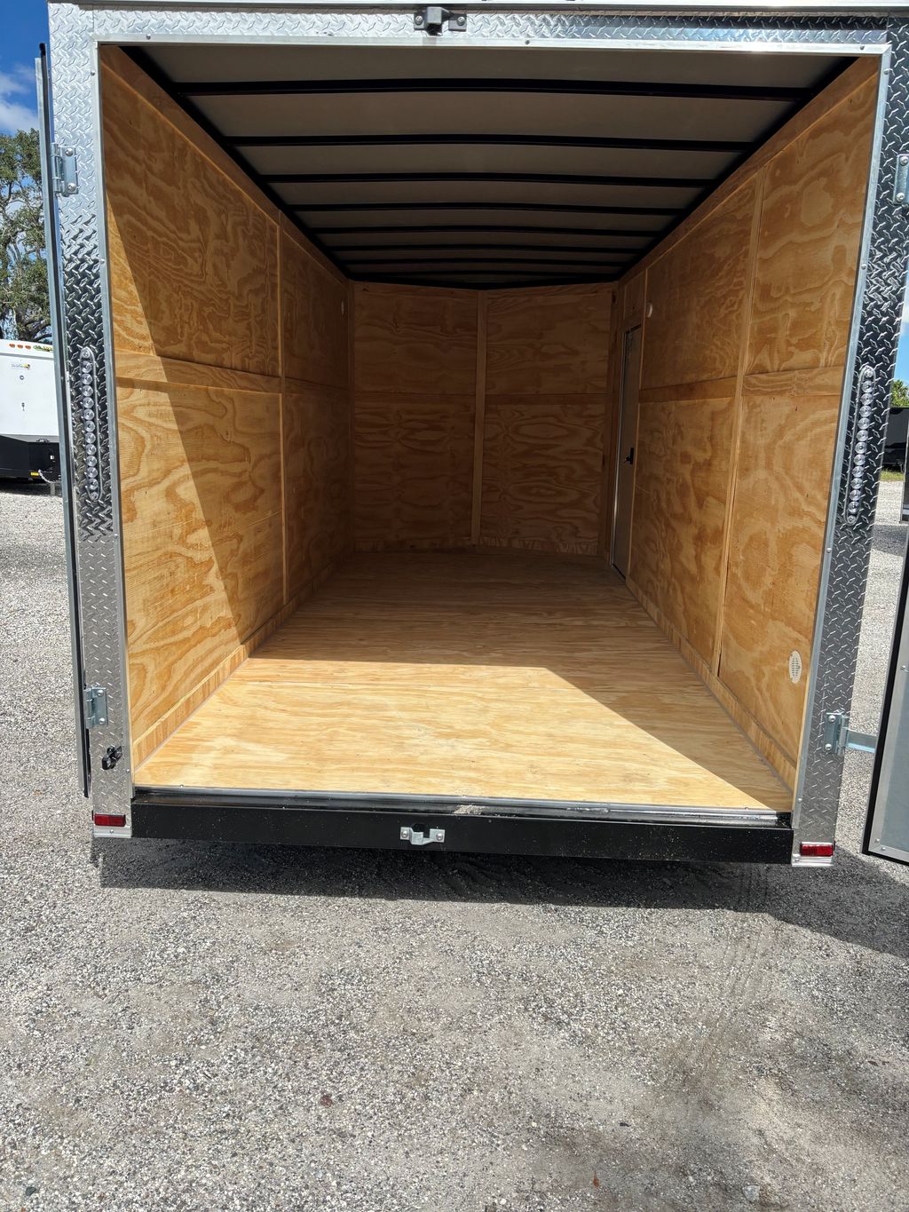 2027 Quality Cargo 7x16 Enclosed Cargo Trailer – White Barn Doors – view 7