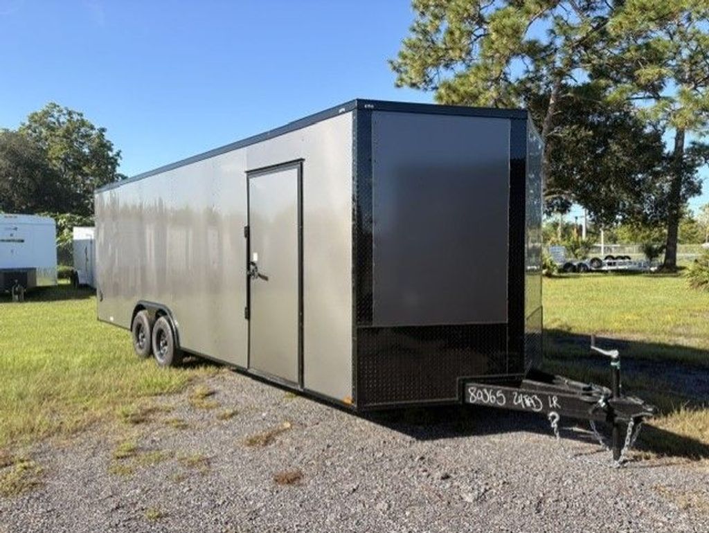 2027 Quality Cargo 8.5x24 Enclosed Cargo Trailer – Gray – view 3