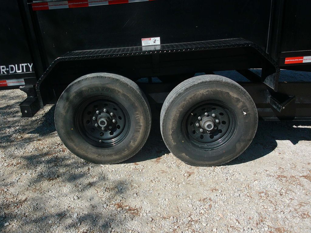 Used 2025 AMP 7x14 High Side Dump Trailer – 16,000 lb GVWR view 1