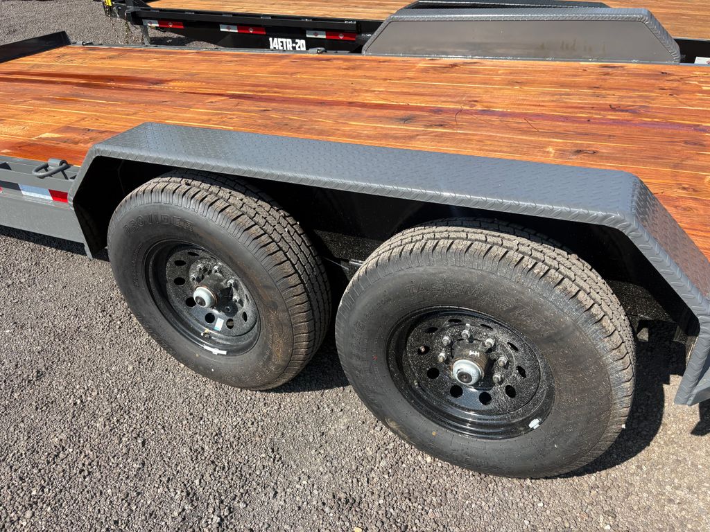 2025 Top Hat 7x20 Equipment Trailer – 14K GVWR, Kicker Ramps view 4