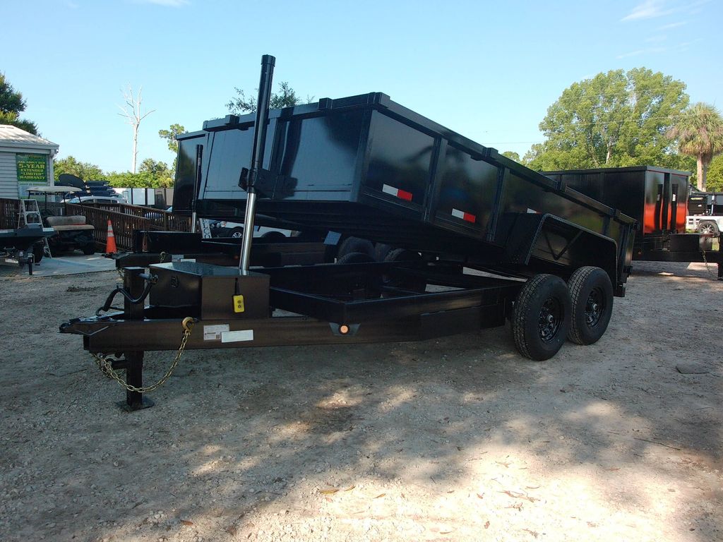2025 Taylor 7x14 low-side dump trailer stock 3321 view 1