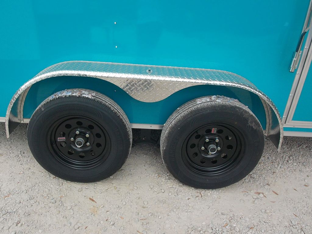 2026 Trailer Source 6x12 Enclosed Trailer – Blue stock 16921 view 7