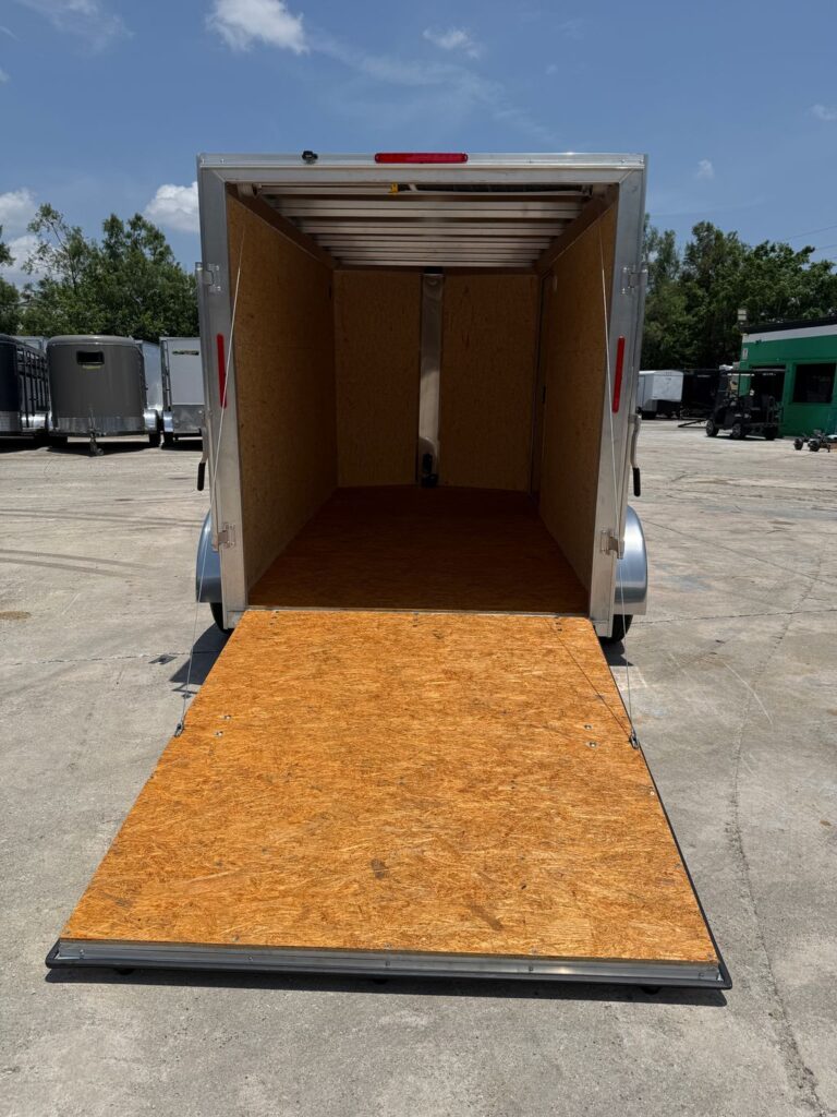 2027 Alcom 6x12 Tandem Axle Aluminum Enclosed Trailer – Black stock 17841 view 7