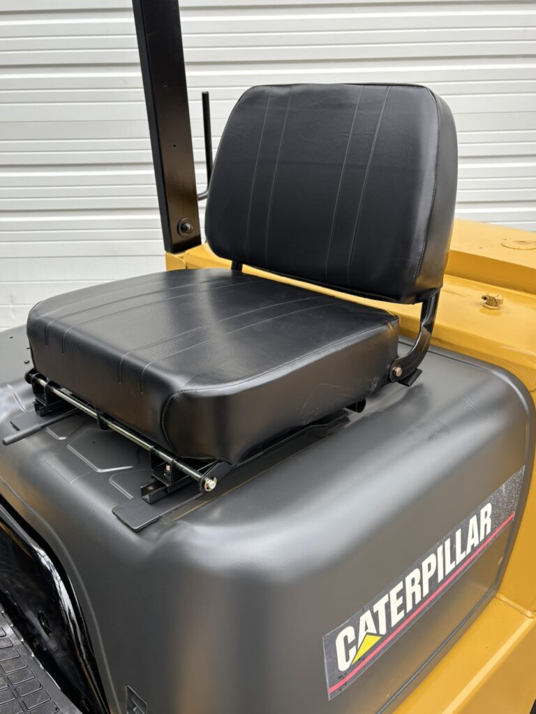CAT GP20K forklift operator seat