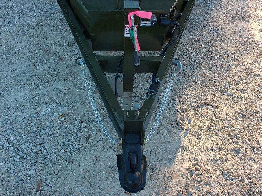 2027 AMP 6x12 High Side Dump Trailer – Green, 10,000 lb GVWR view 2