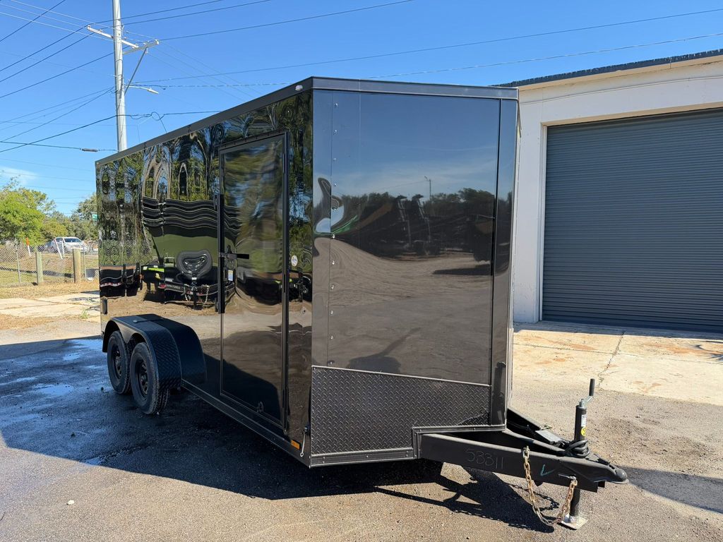 2026 Spartan 7x16 Enclosed Cargo Trailer – Blackout Package view 1