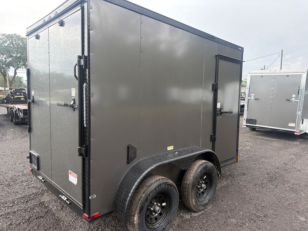 2026 Quality Cargo 6x10 Enclosed Trailer – Gray Blackout stock 16904 view 3