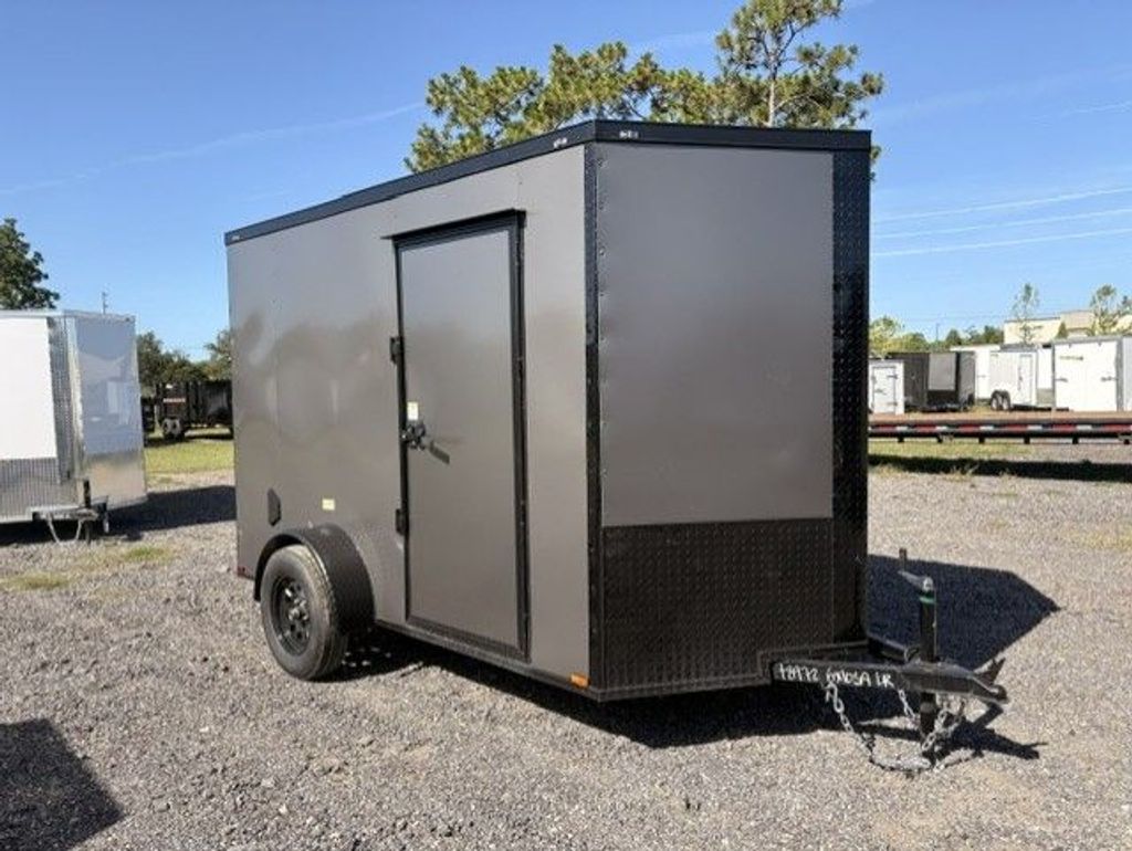 2027 Quality Cargo 6x10 Enclosed Trailer – Gray, Stock 17721 view 4
