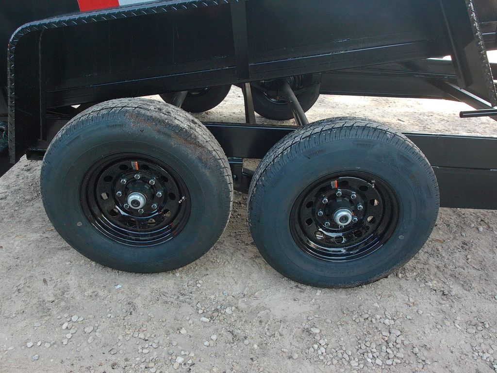 2025 Taylor 7x14 low-side dump trailer stock 3321 view 4