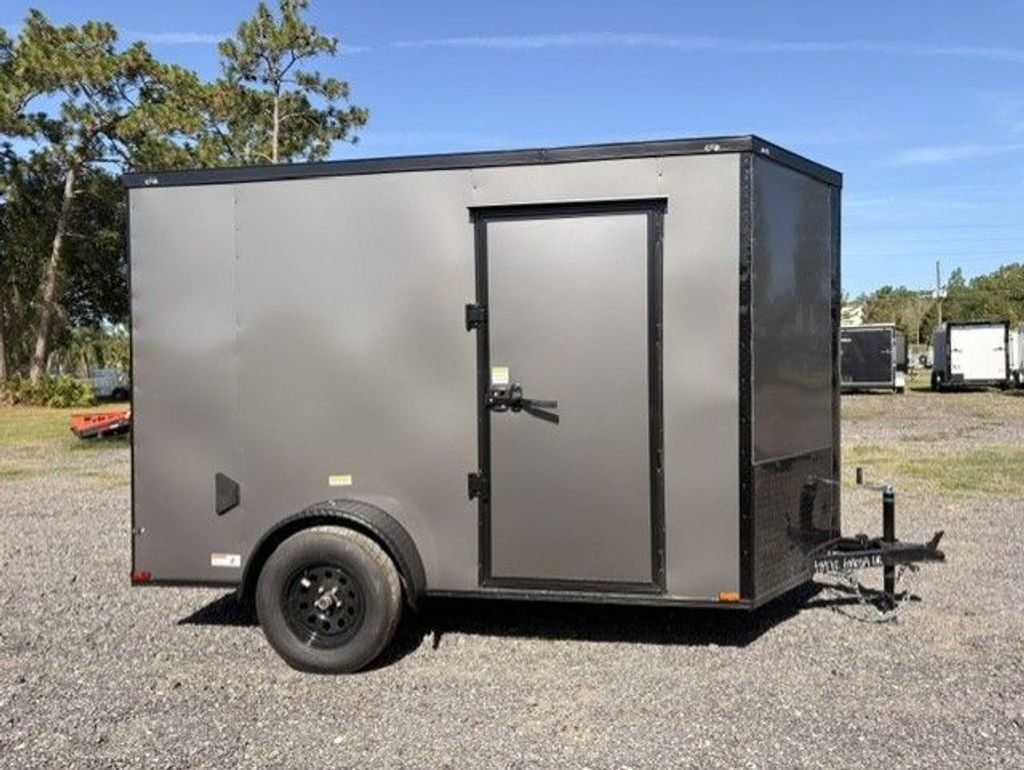 2027 Quality Cargo 6x10 Enclosed Trailer – Gray, Stock 17721 view 1