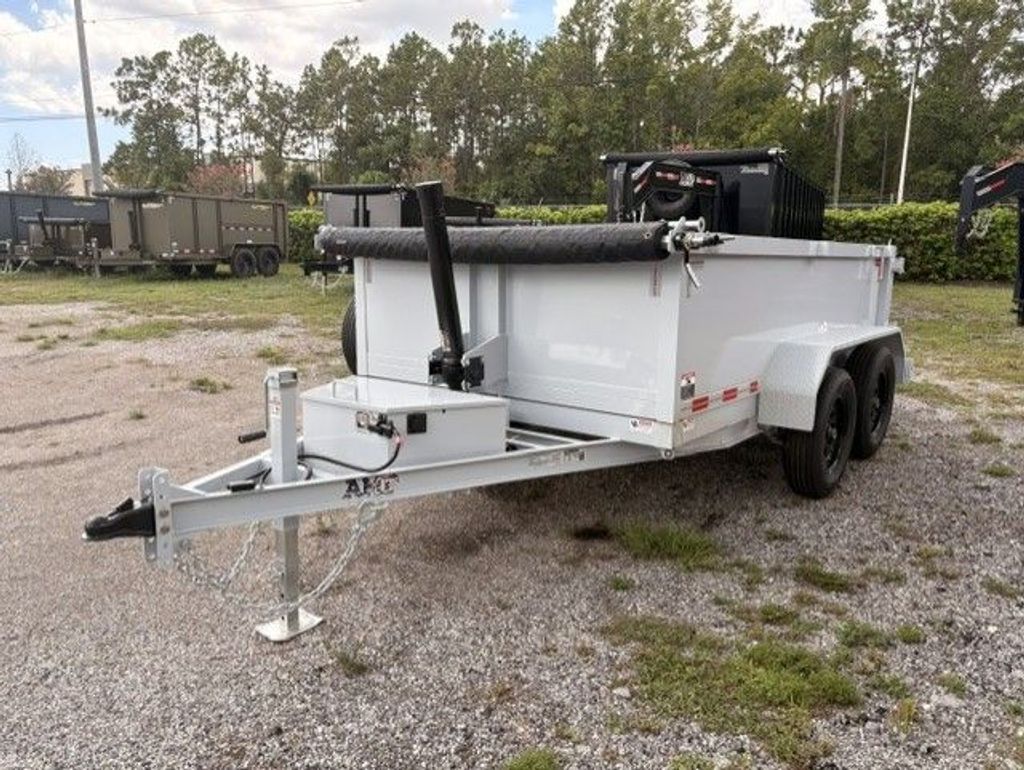 2026 AMP 6x10 Low Side Dump Trailer – Telescopic Lift, 7,000 lb GVWR view 2