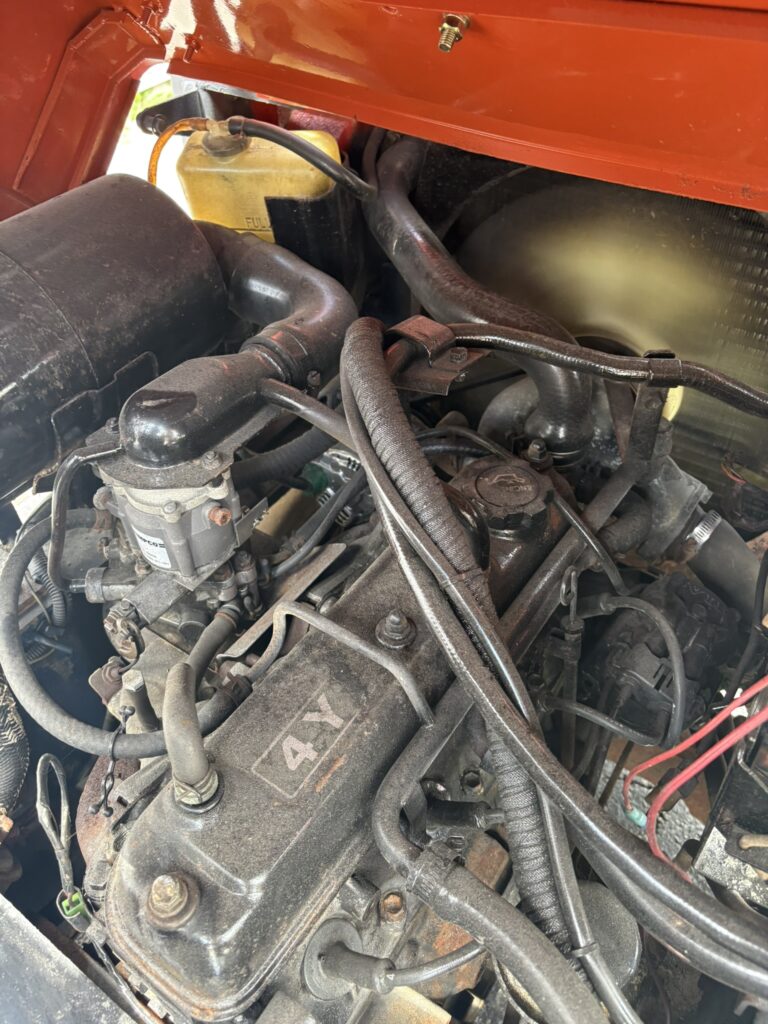Toyota 5FGC15 forklift Toyota 4Y engine
