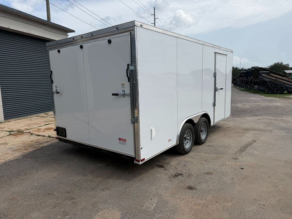 2026 Quality Cargo 8.5x16 Enclosed Trailer – White, Stock 17686 view 7