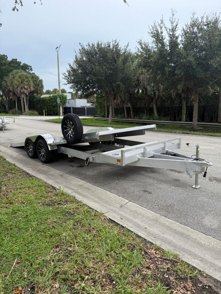2027 Sport Haven 7x20 Aluminum Gravity Tilt Trailer – 7,000 lb GVWR view 1