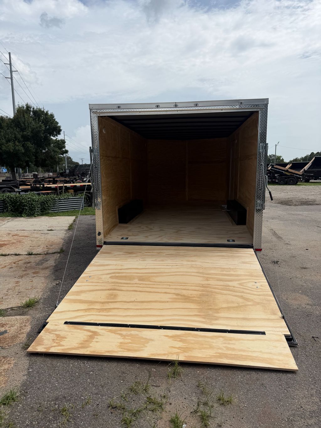 2026 Quality Cargo 8.5x16 Enclosed Trailer – White, Stock 17686 view 4