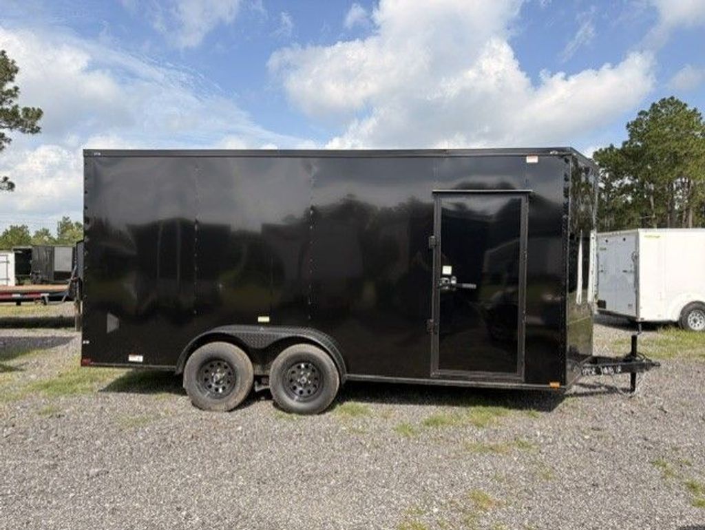 2026 Quality Cargo 7x16 Enclosed Trailer – Black, Stock 17737 view 1