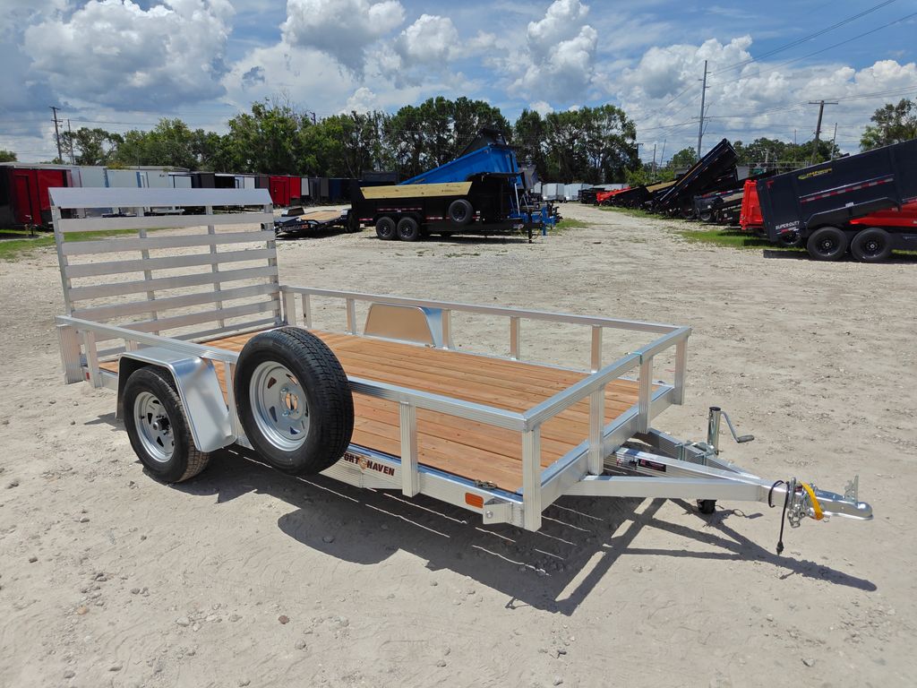2026 Sport Haven 6x12 Aluminum Utility Trailer – Wood Deck, Stock 2966 view 1