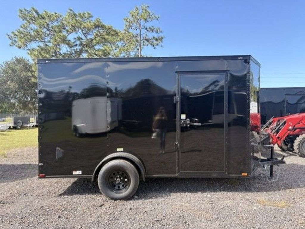 Quality Cargo black 6x12 enclosed trailer stock 18960 view 1