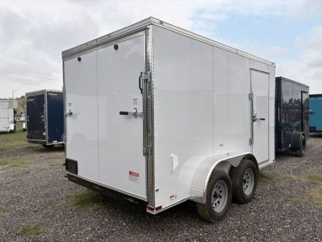 2027 Quality Cargo 7x12 Enclosed Trailer – White, Stock 17731 view 4