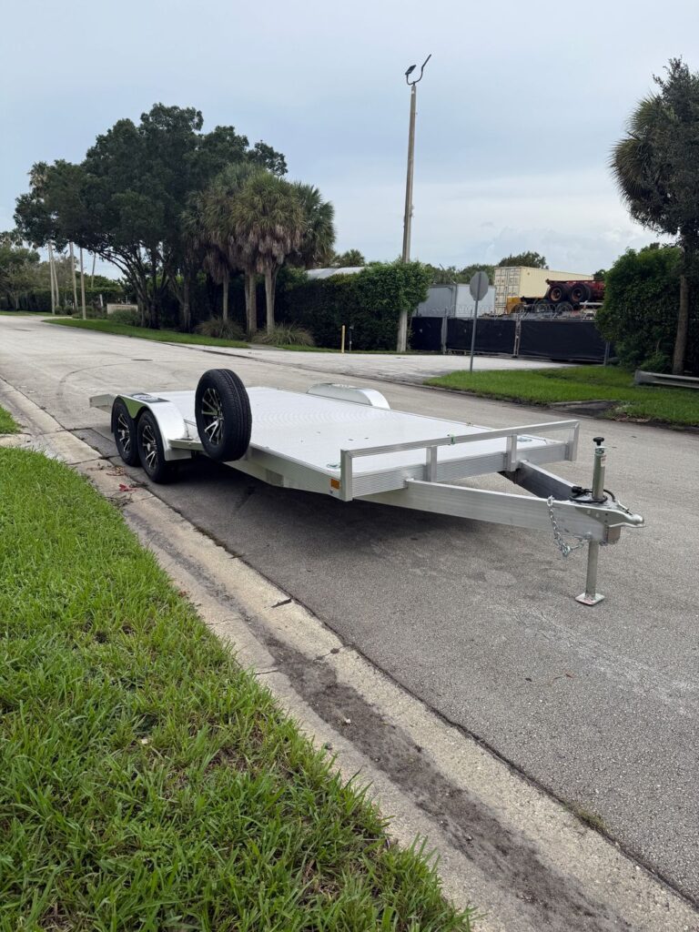 2027 Sport Haven 7x20 Aluminum Car Hauler Trailer – 7,000 lb GVWR view 1