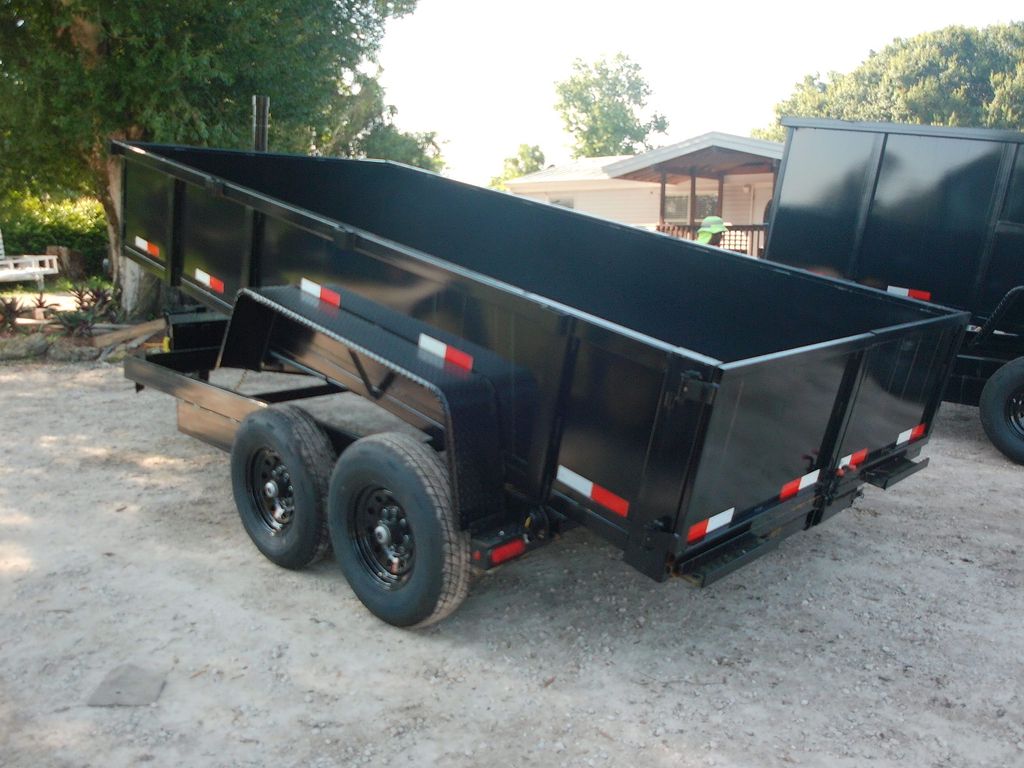 2025 Taylor 7x14 low-side dump trailer stock 3321 view 7