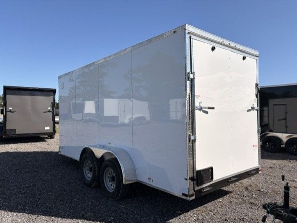 Quality Cargo white 7x16 enclosed trailer stock 18953 view 6