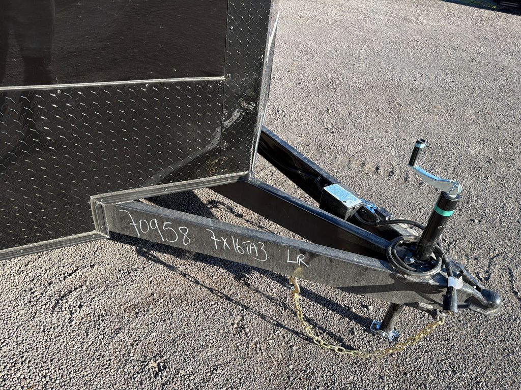 2026 Quality Cargo 7x16 Enclosed Trailer – Black Tandem Axle stock 16253 view 9