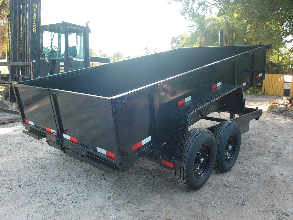 2025 Taylor 7x14 low-side dump trailer stock 3321 view 5