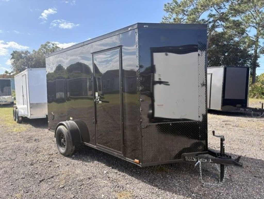 Quality Cargo black 6x12 enclosed trailer stock 18960 view 3