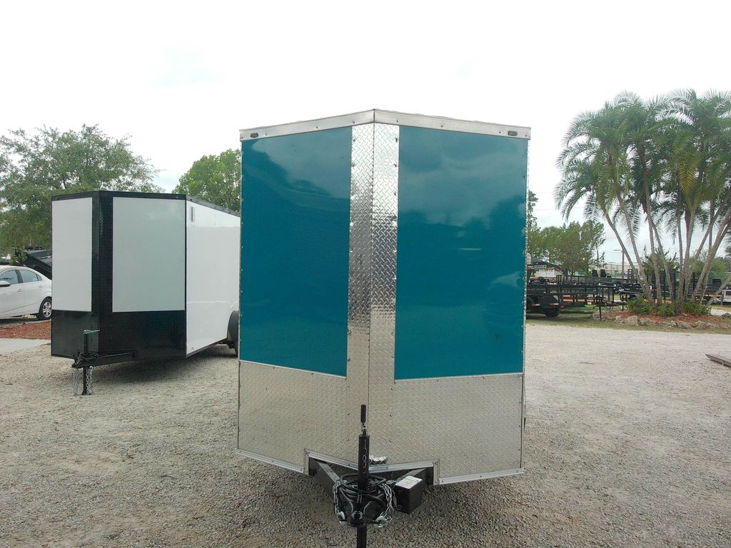 2026 Trailer Source 6x12 Enclosed Trailer – Blue stock 16921 view 8