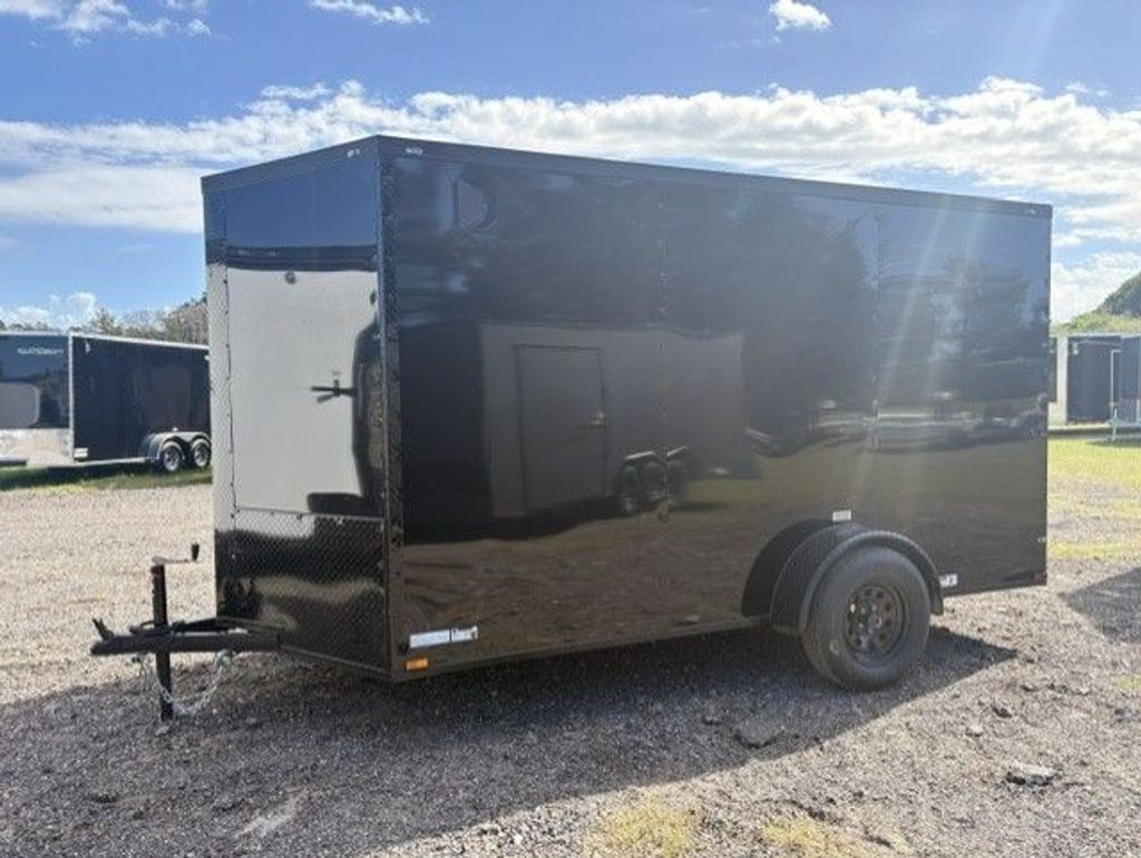 Quality Cargo black 6x12 enclosed trailer stock 18960 view 2