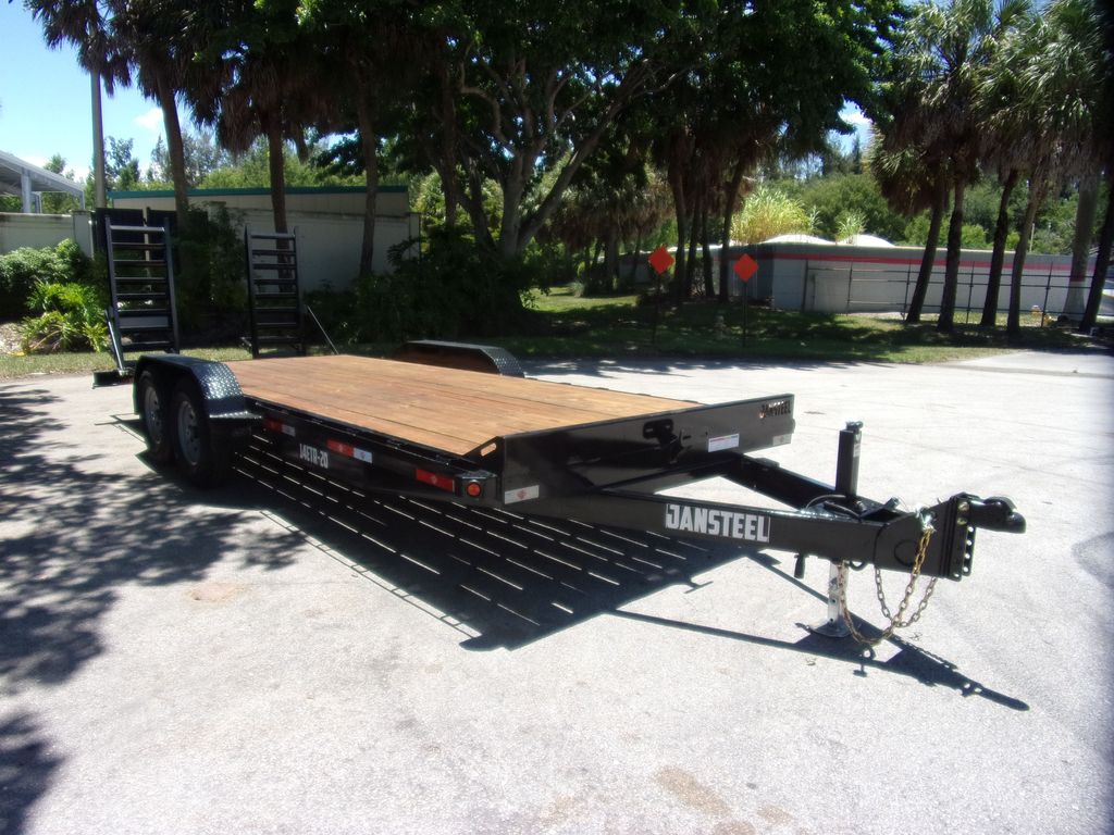 2026 Jansteel 7x20 equipment trailer stock 3314 view 1