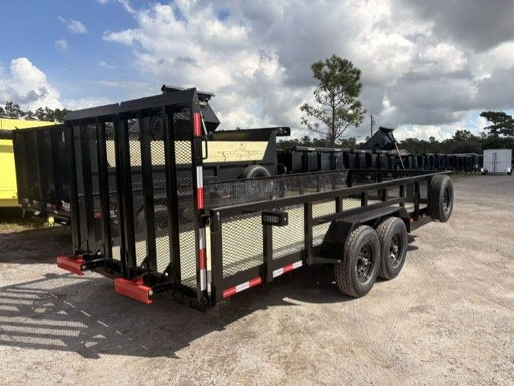 2027 AMP 7x20 Mesh-Side Landscape Utility Trailer – 14,000 lb GVWR view 7