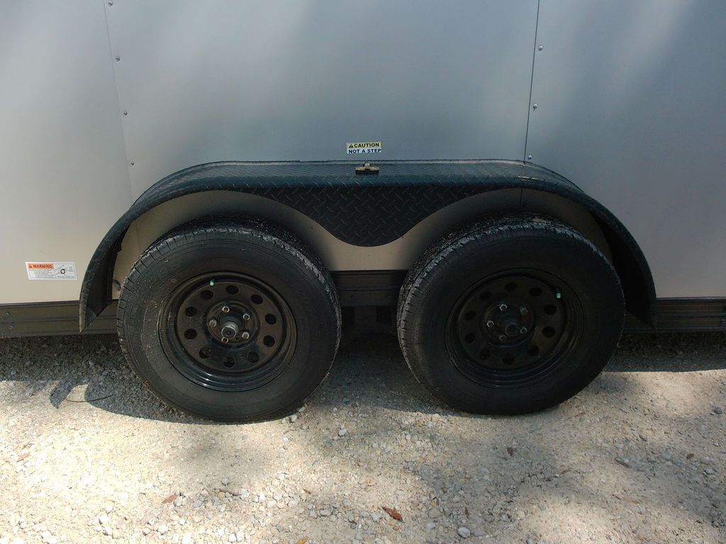 Used 2025 Cynergy Cargo 7x16 Enclosed Cargo Trailer – Silver – view 3
