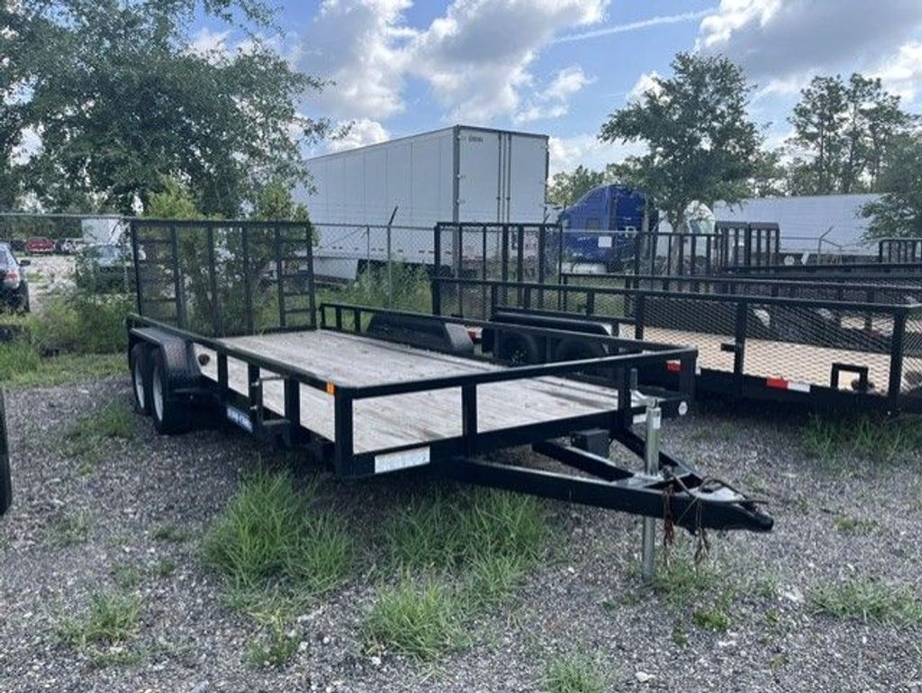 Used 2020 Novae Corp 7x18 Steel Utility Trailer – 7,000 lb GVWR view 1