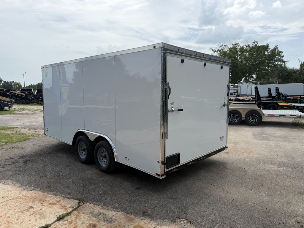 2026 Quality Cargo 8.5x16 Enclosed Trailer – White, Stock 17686 view 3