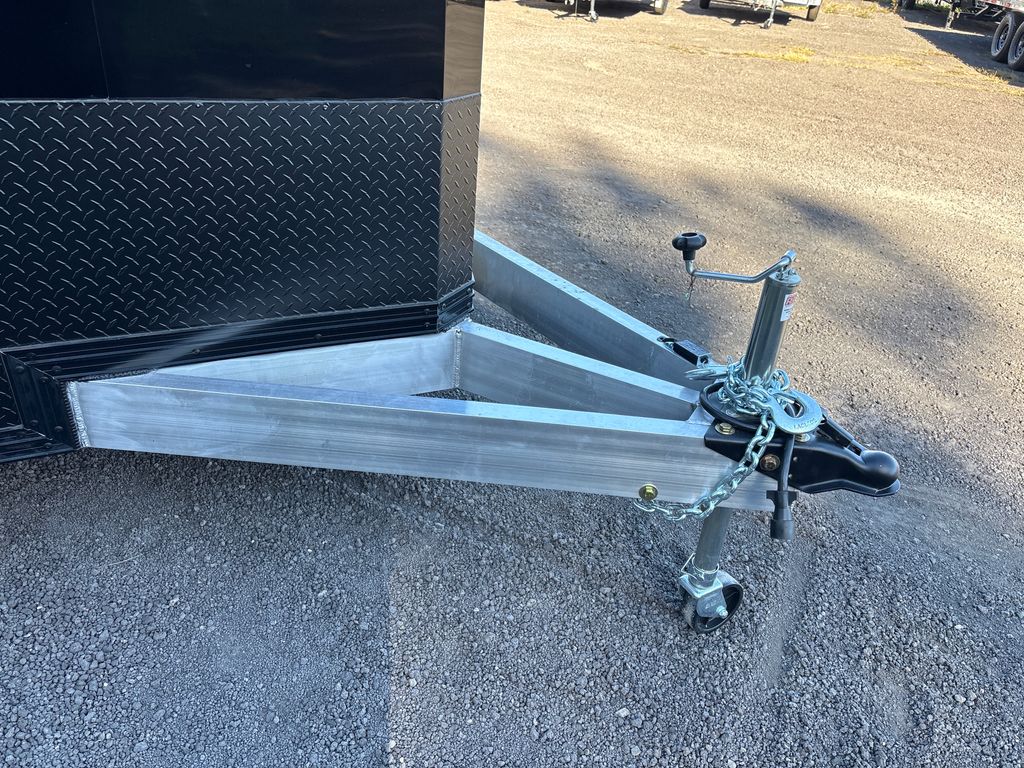 2026 Alcom 8.5x24 Aluminum Enclosed Trailer – Blackout Trim stock 10527 view 9