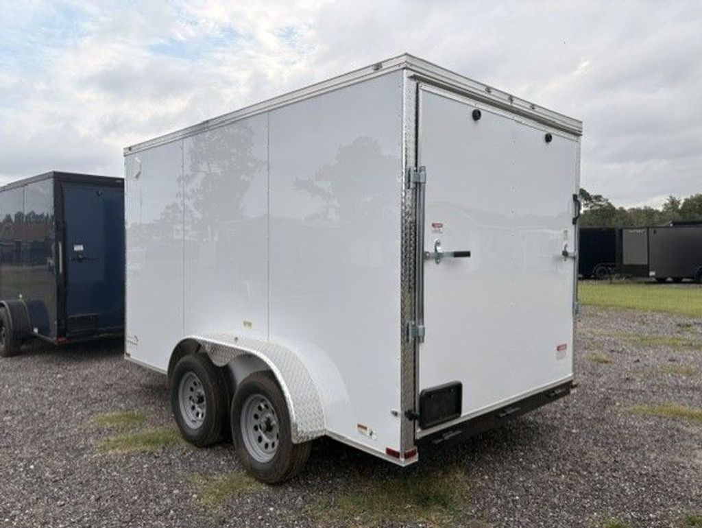 2027 Quality Cargo 7x12 Enclosed Trailer – White, Stock 17731 view 5