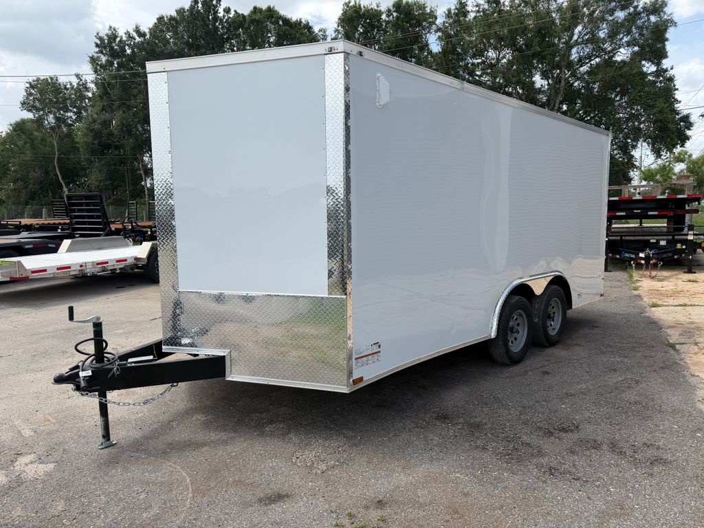 2026 Quality Cargo 8.5x16 Enclosed Trailer – White, Stock 17686 view 10