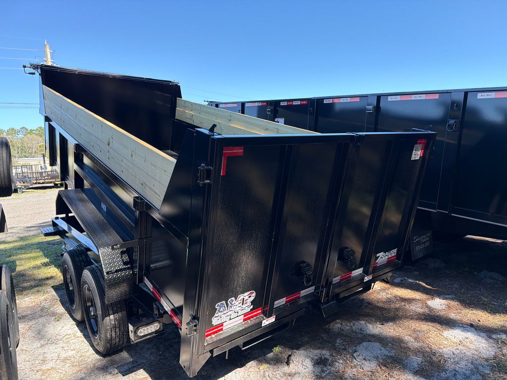 2026 AMP 7x16 Buildable-Side Dump Trailer – 16K GVWR stock 14953 view 4