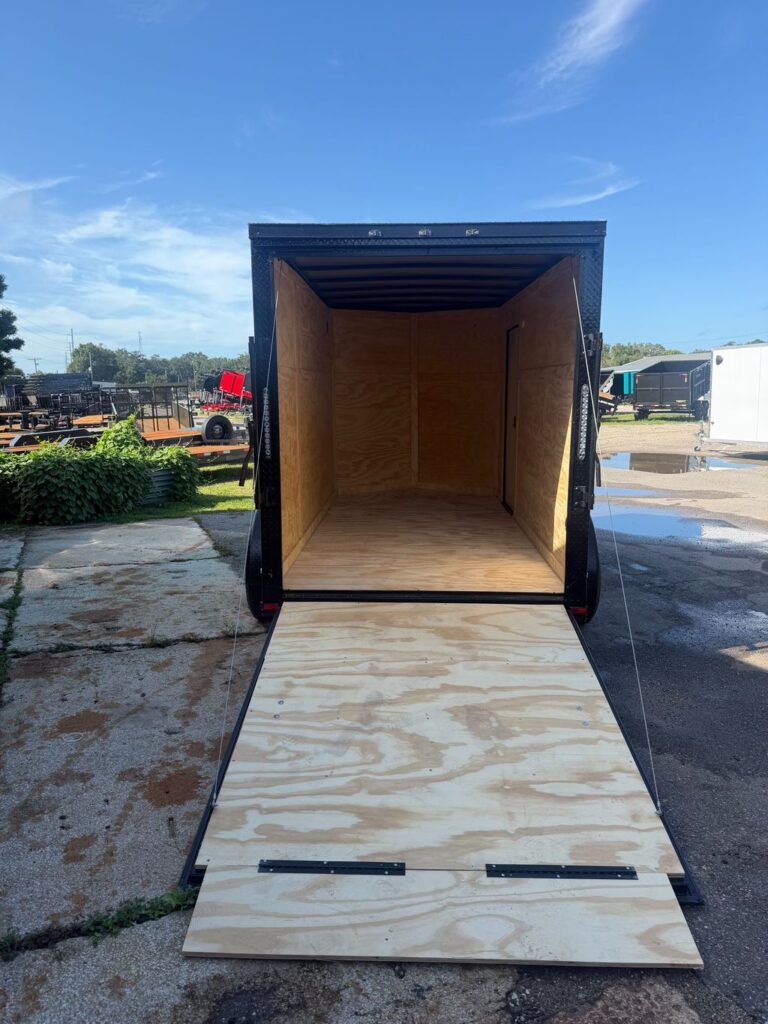 2027 Quality Cargo 6x12 Enclosed Trailer – Blue, Stock 17701 view 1