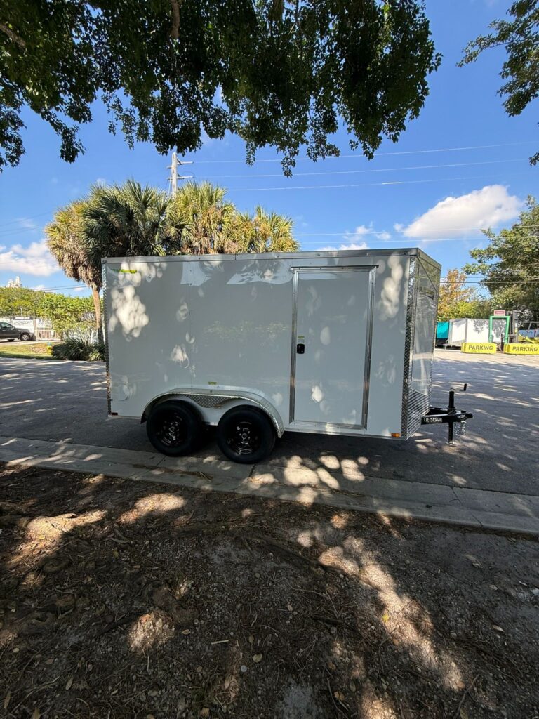 2027 Hook & Line 6x12 Enclosed Cargo Trailer – Tandem Axle, Ramp Door view 1