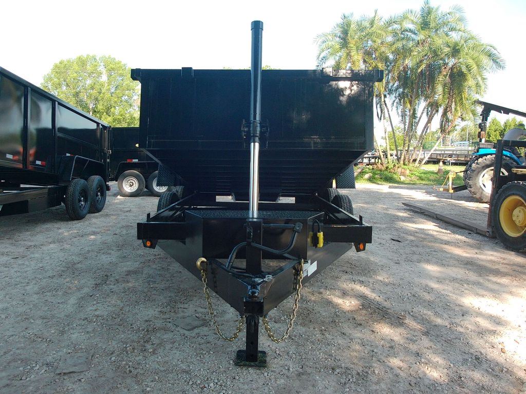 2025 Taylor 7x14 low-side dump trailer stock 3321 view 2