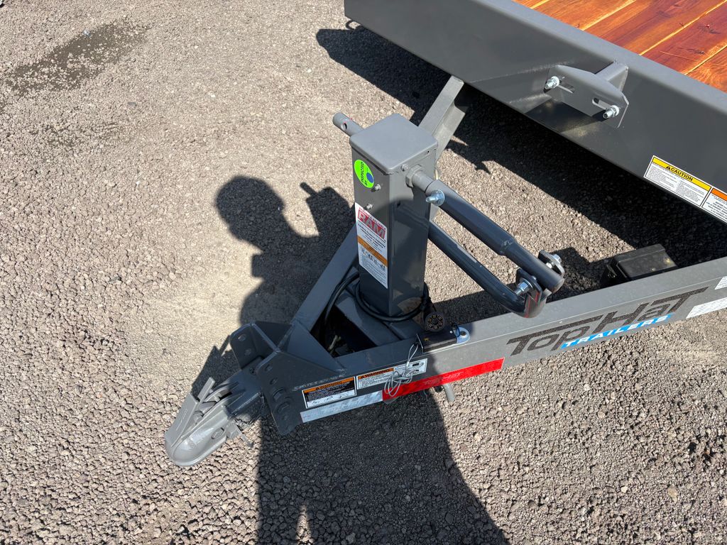 2025 Top Hat 7x20 Equipment Trailer – 14K GVWR, Kicker Ramps view 6