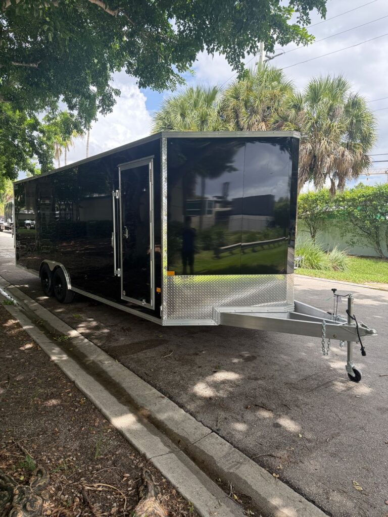 2027 Alcom 8.5x24 Aluminum Enclosed Trailer – 9,990 lb GVWR stock 17837 view 1