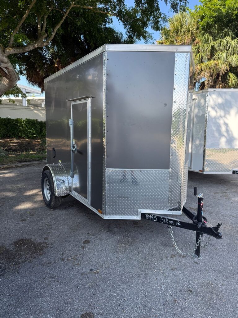 2027 Quality Cargo 5x8 Enclosed Trailer with Rear Barn Doors stock 18645 view 1
